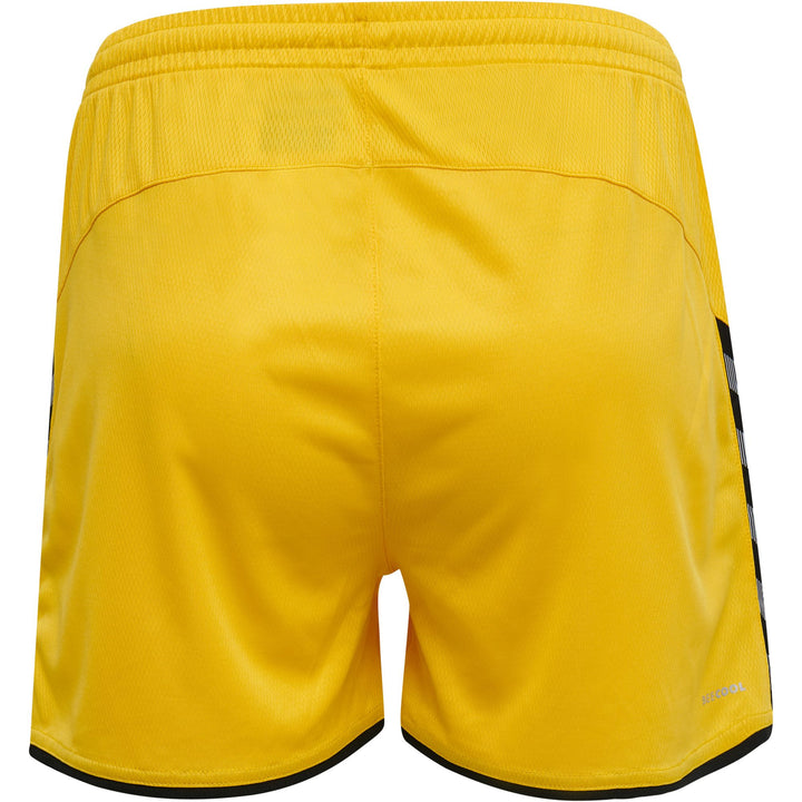Hummel Hmlauthentic Poly Shorts Woman - sports yellow/black
