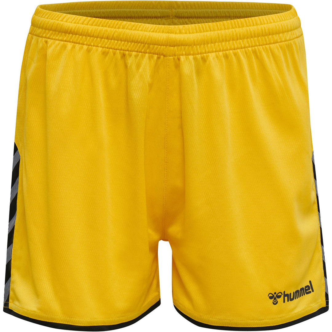Hummel Hmlauthentic Poly Shorts Woman - sports yellow/black