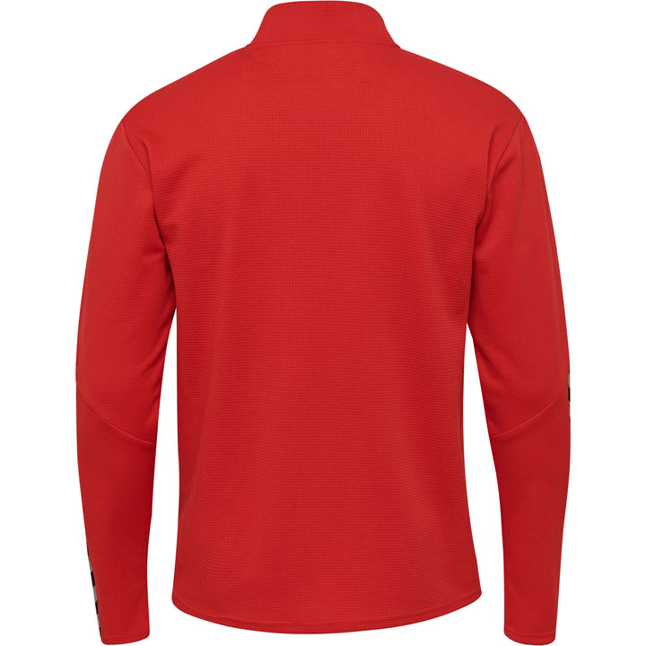 Hummel Hmlauthentic Half Zip Sweatshirt - true red