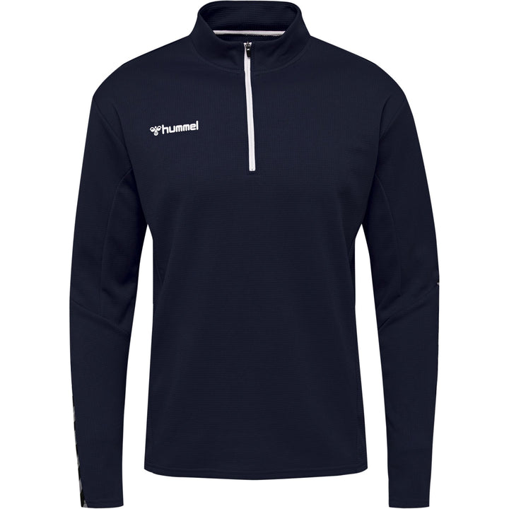 Hummel Hmlauthentic Half Zip Sweatshirt - marine