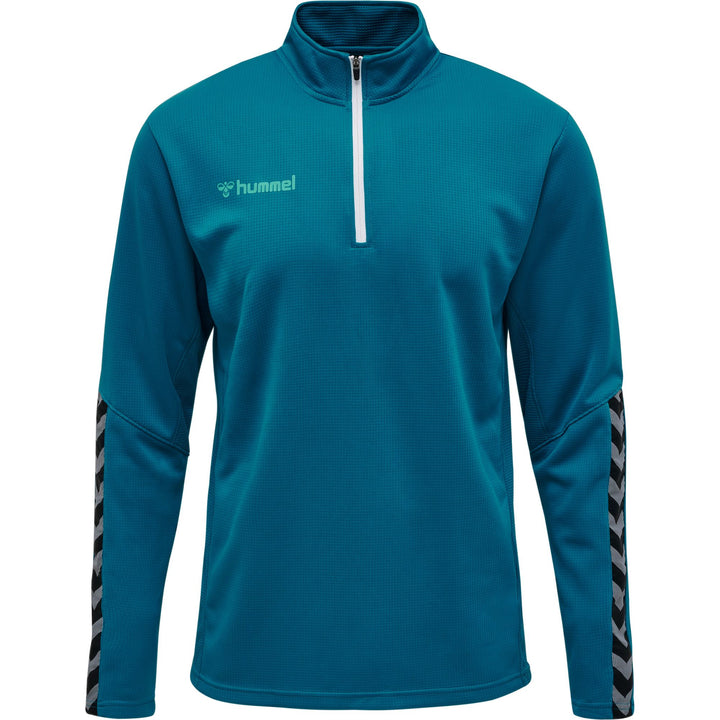 Hummel Hmlauthentic Half Zip Sweatshirt - celestial