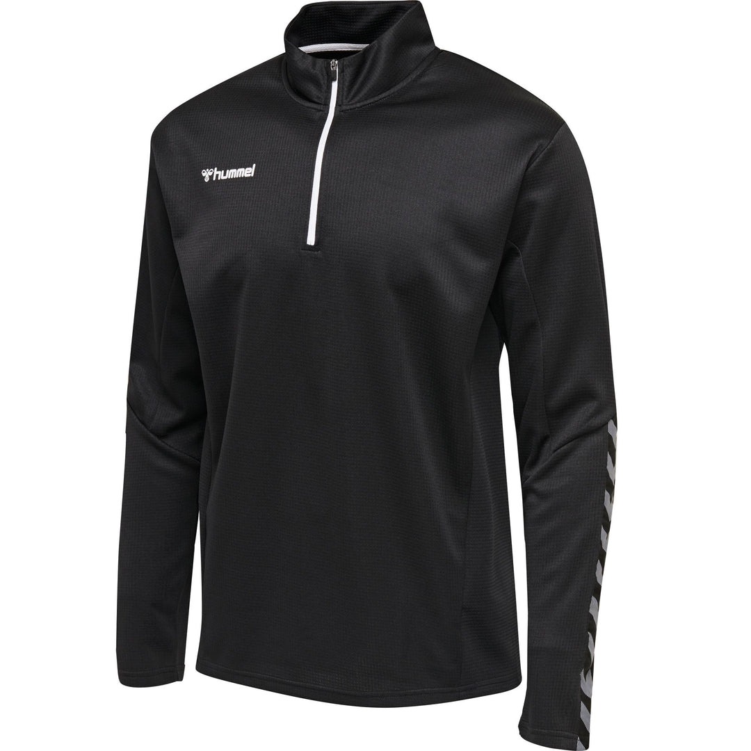 Hummel Hmlauthentic Kids Half Zip Sweatshi - black/white