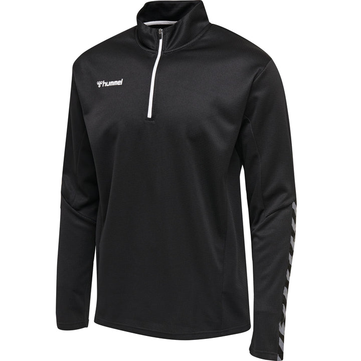 Hummel Hmlauthentic Kids Half Zip Sweatshi - black/white