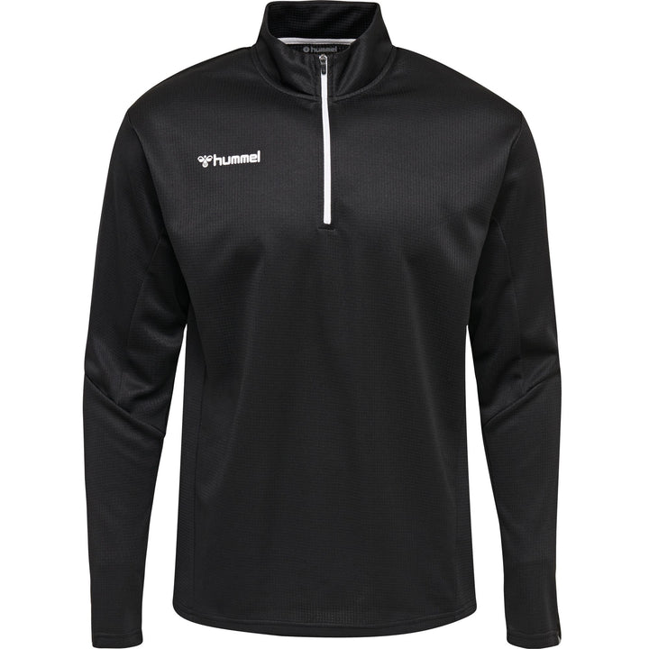 Hummel Hmlauthentic Kids Half Zip Sweatshi - black/white