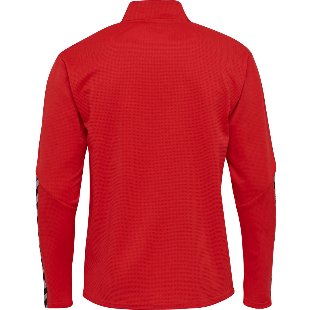 Hummel Hmlauthentic Kids Half Zip Sweatshi - true red