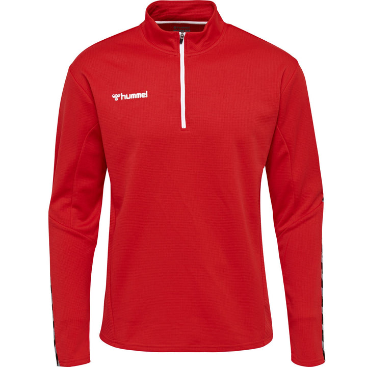Hummel Hmlauthentic Kids Half Zip Sweatshi - true red