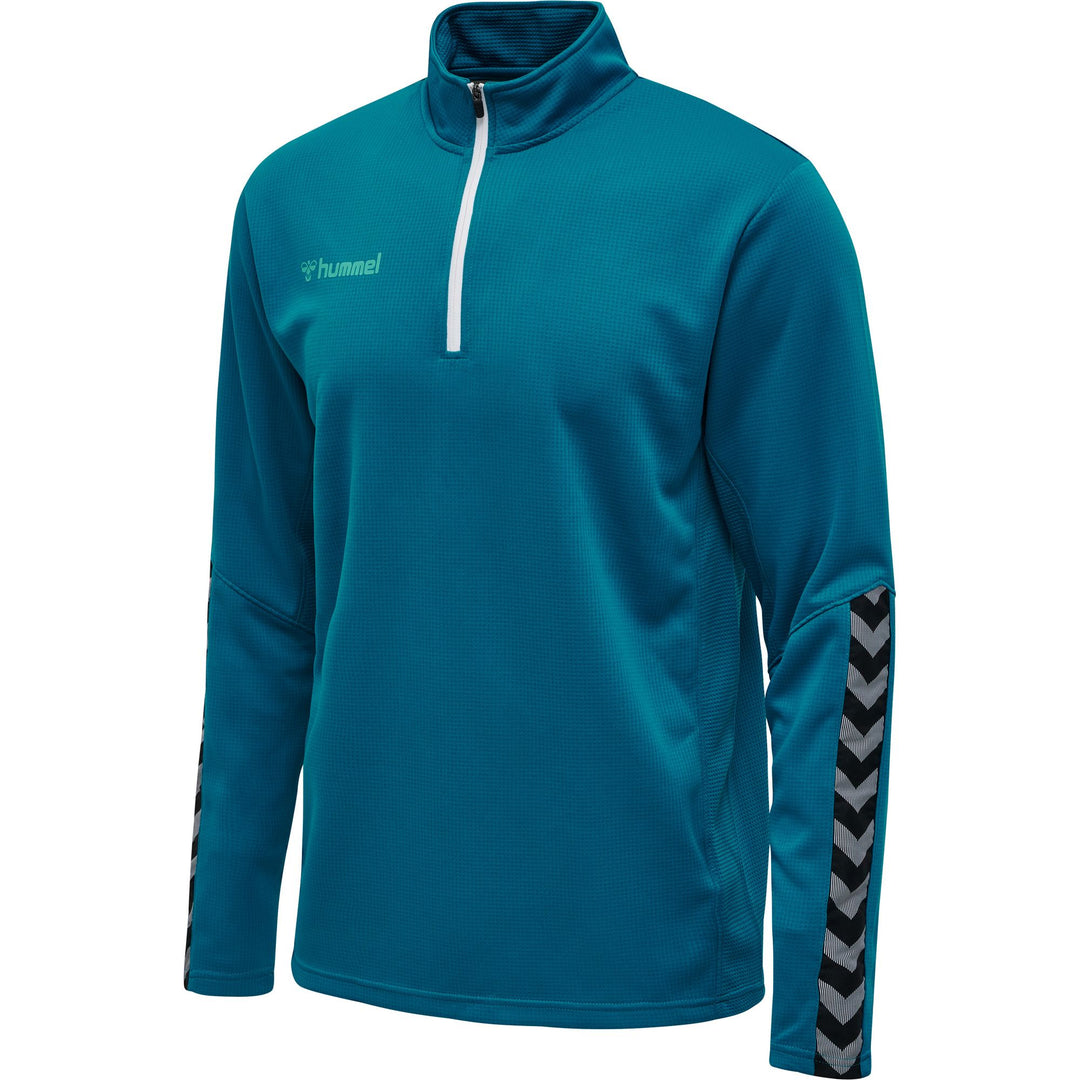Hummel Hmlauthentic Kids Half Zip Sweatshi - celestial