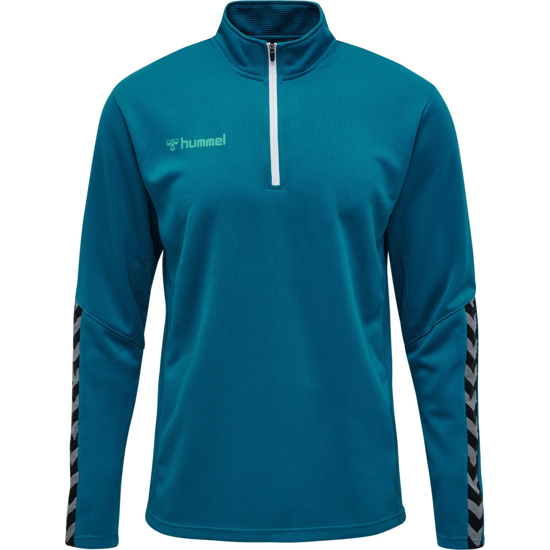 Hummel Hmlauthentic Kids Half Zip Sweatshi - celestial