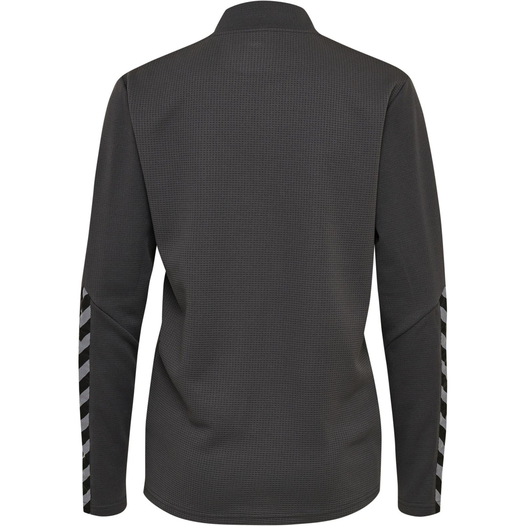 Hummel Hmlauthentic Half Zip Sweatshirt Wo - asphalt