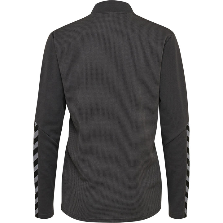Hummel Hmlauthentic Half Zip Sweatshirt Wo - asphalt