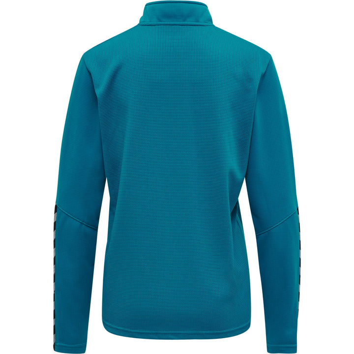 Hummel Hmlauthentic Half Zip Sweatshirt Wo - celestial