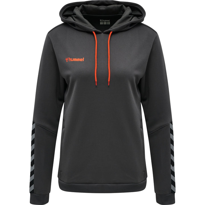 Hummel Hmlauthentic Poly Hoodie Woman - asphalt