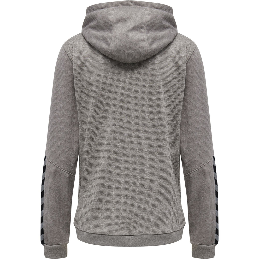 Hummel Hmlauthentic Poly Zip Hoodie Woman - grey melange