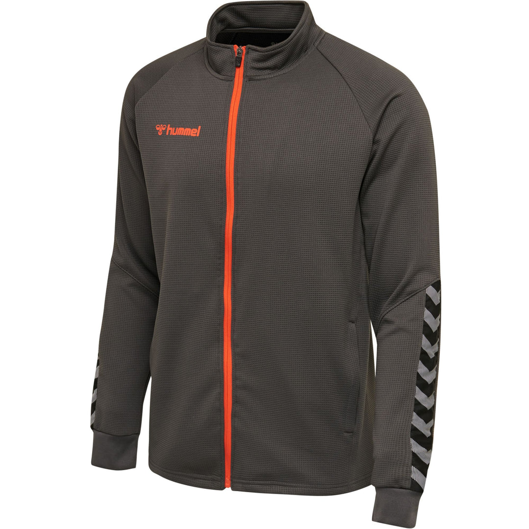 Hummel Hmlauthentic Kids Poly Zip Jacket - asphalt