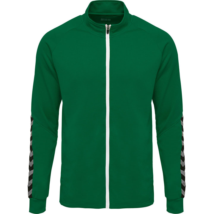 Hummel Hmlauthentic Kids Poly Zip Jacket - evergreen