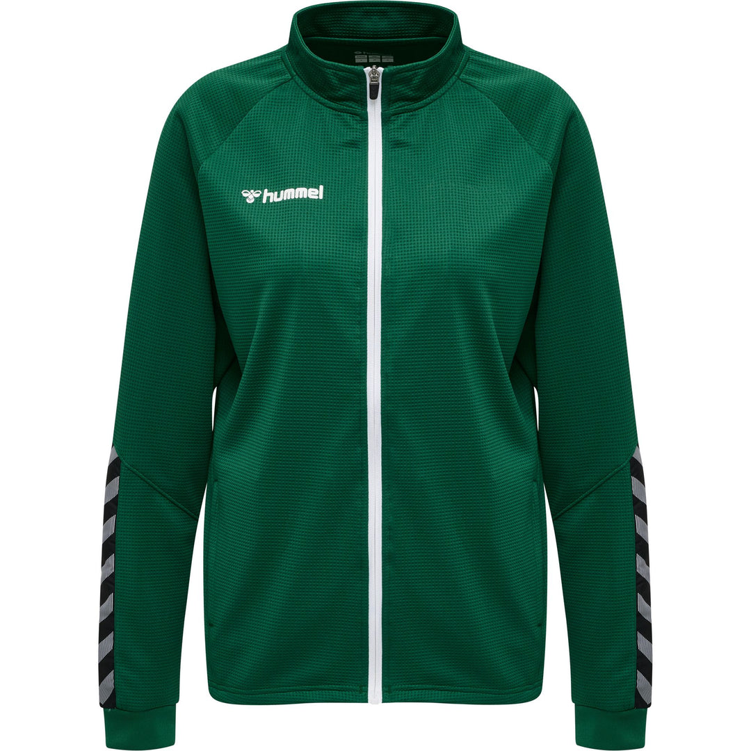 Hummel Hmlauthentic Women Poly Zip Jacket - evergreen