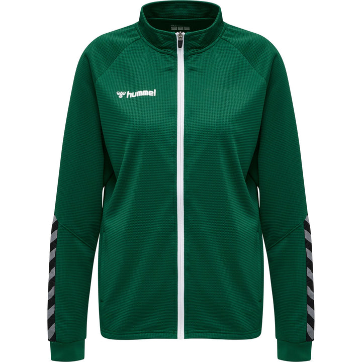 Hummel Hmlauthentic Women Poly Zip Jacket - evergreen