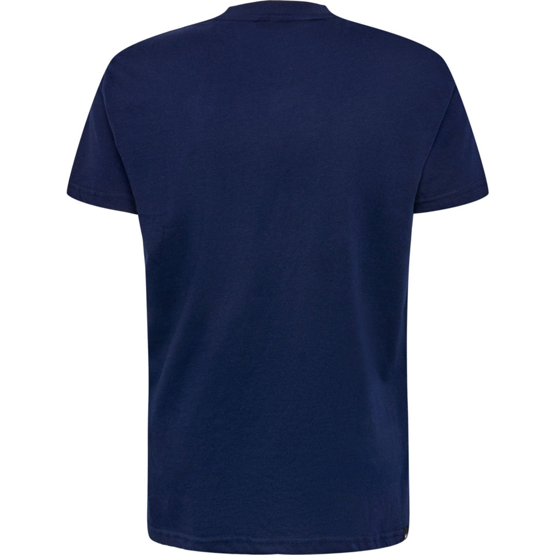 Hummel hmlMOVER COTTON T-SHIRT S/S - marine