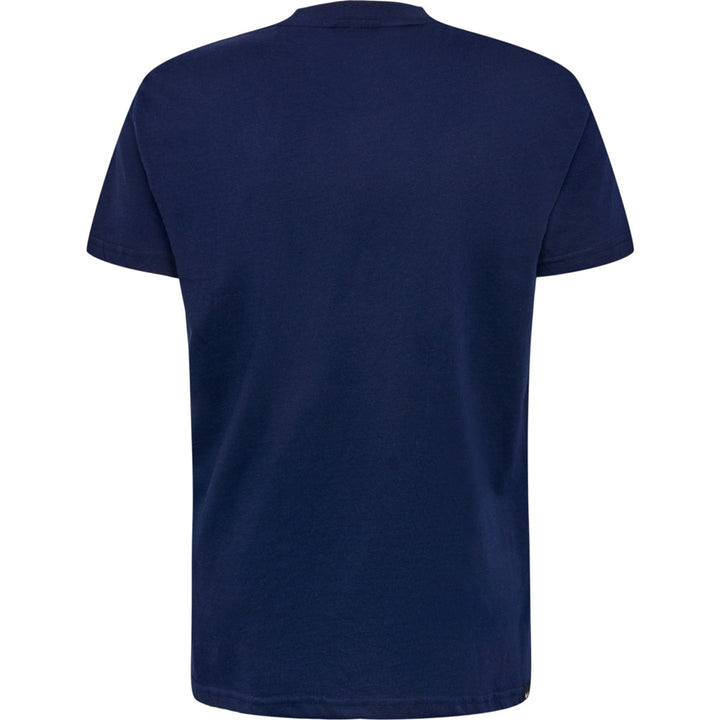 Hummel hmlMOVER COTTON T-SHIRT S/S - marine