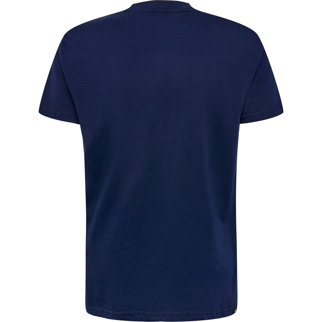 Hummel hmlMOVER COTTON T-SHIRT S/S - marine