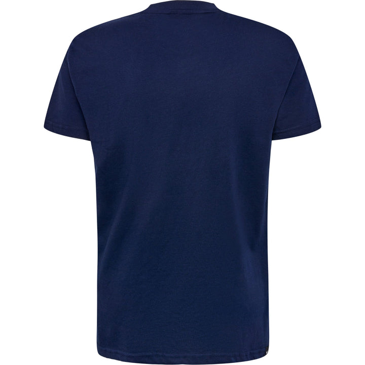 Hummel hmlMOVER COTTON T-SHIRT S/S - marine