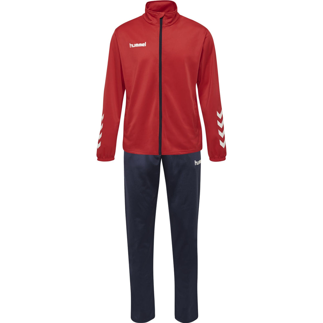 Hummel Hmlpromo Kids Poly Suit - true red/marine