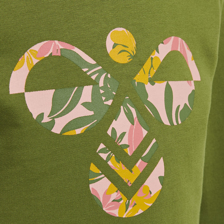 Hummel hmlLIME SWEATSHIRT - PESTO - 74 - pesto