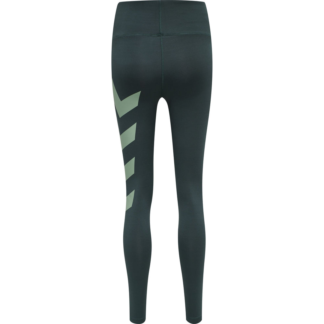 Hummel hmlPARIS HIGH WAIST TIGHTS - DARKEST SPRUCE