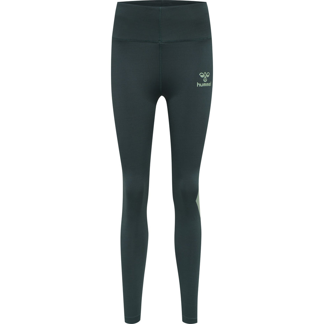 Hummel hmlPARIS HIGH WAIST TIGHTS - DARKEST SPRUCE