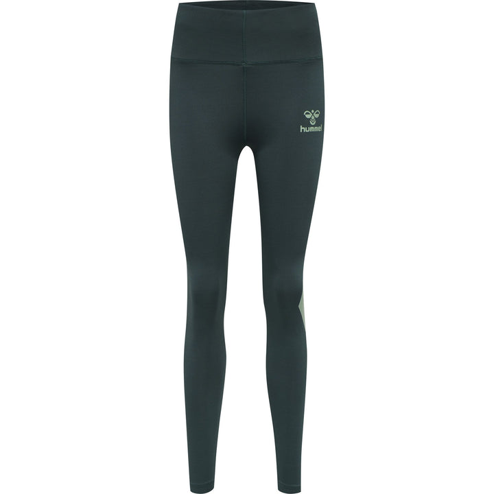 Hummel hmlPARIS HIGH WAIST TIGHTS - DARKEST SPRUCE