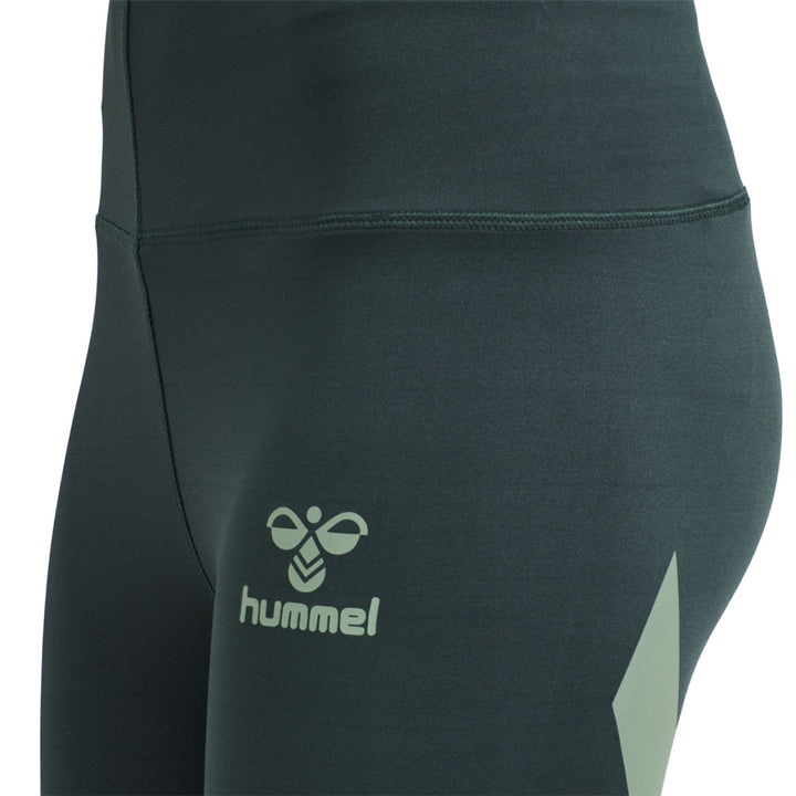 Hummel hmlPARIS HIGH WAIST TIGHTS - DARKEST SPRUCE