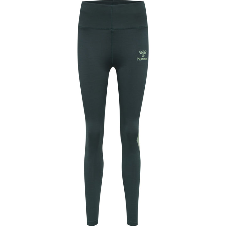 Hummel hmlPARIS HIGH WAIST TIGHTS - DARKEST SPRUCE