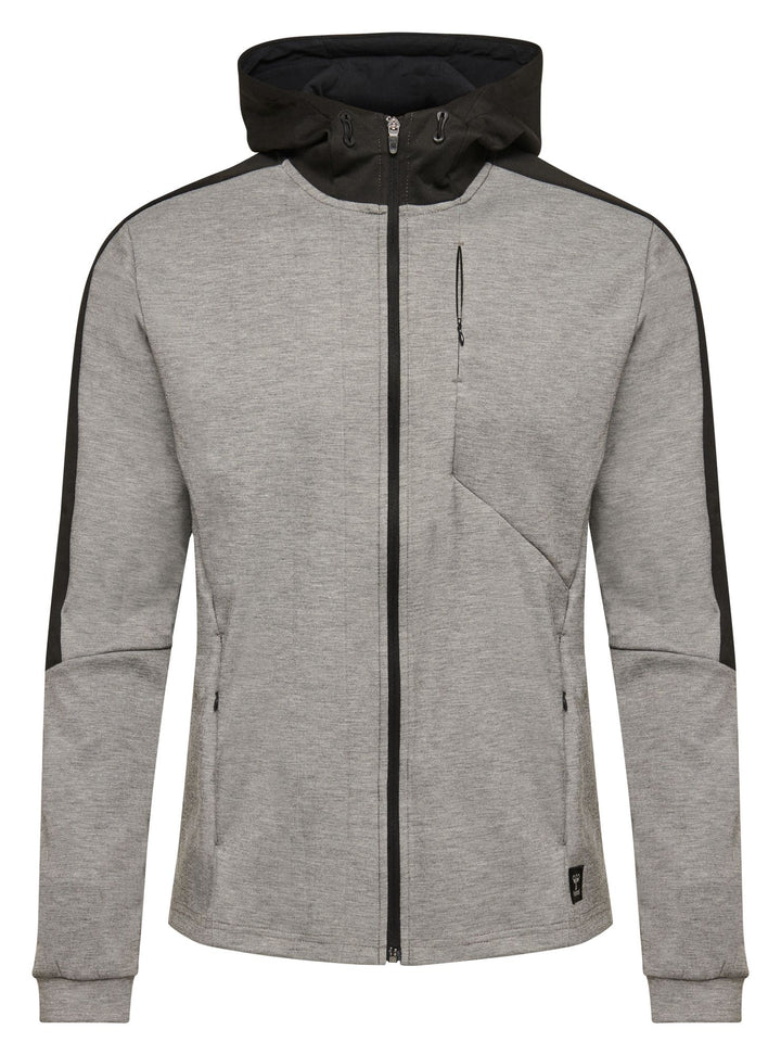 Hummel Hmltropper Zip Hoodie - grey melange