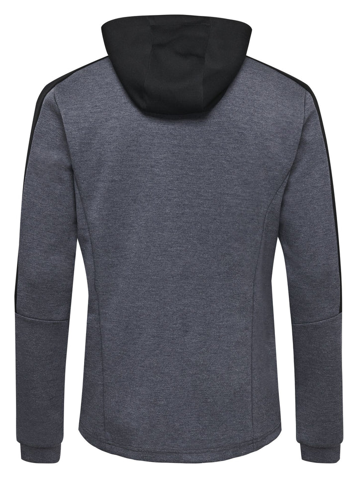 Hummel Hmltropper Zip Hoodie - black iris melange