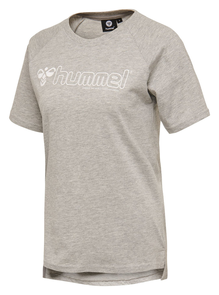 Hummel hmlZENIA T-SHIRT S/S - GREY MELANGE - S - grey melange