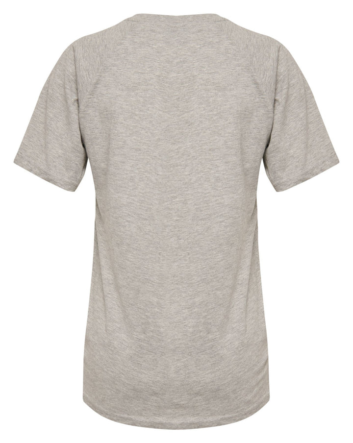 Hummel hmlZENIA T-SHIRT S/S - GREY MELANGE - S - grey melange