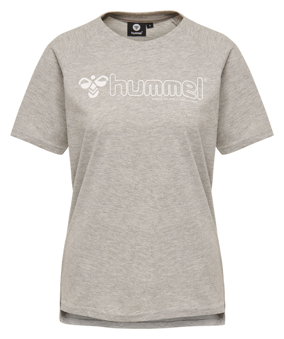 Hummel hmlZENIA T-SHIRT S/S - GREY MELANGE - S - grey melange