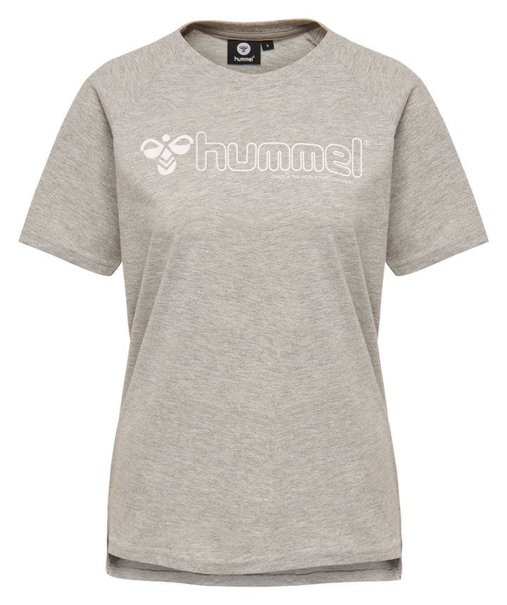 Hummel hmlZENIA T-SHIRT S/S - GREY MELANGE - S - grey melange