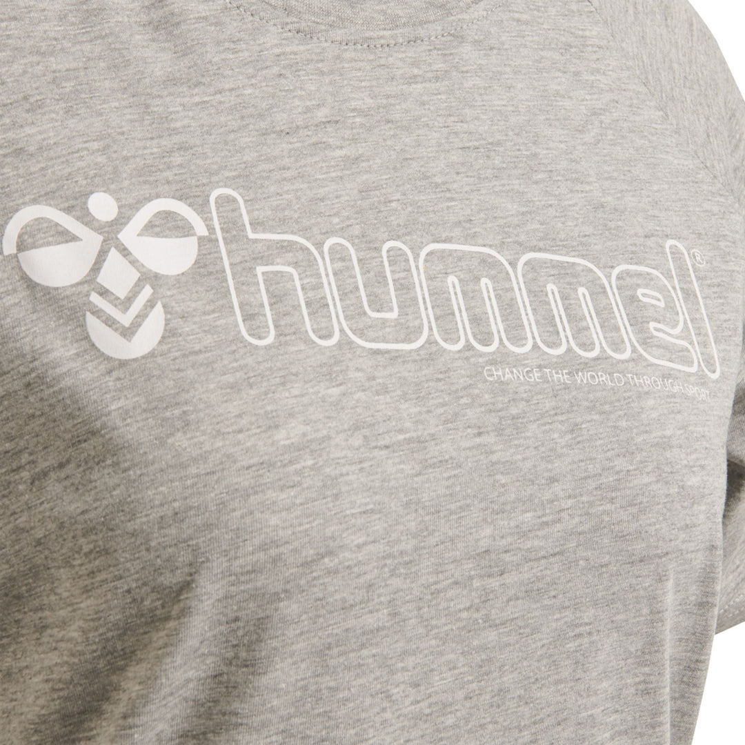 Hummel hmlZENIA T-SHIRT S/S - GREY MELANGE - S - grey melange