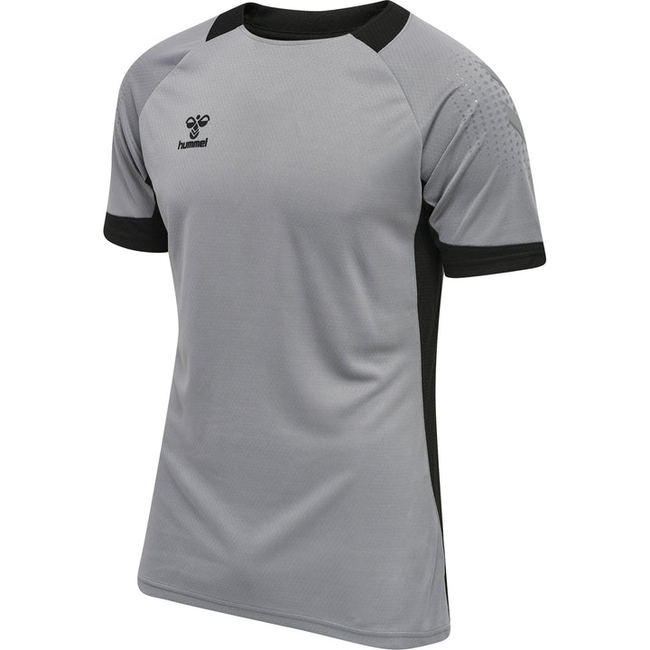 Hummel Hmllead S/S Poly Jersey - grey melange