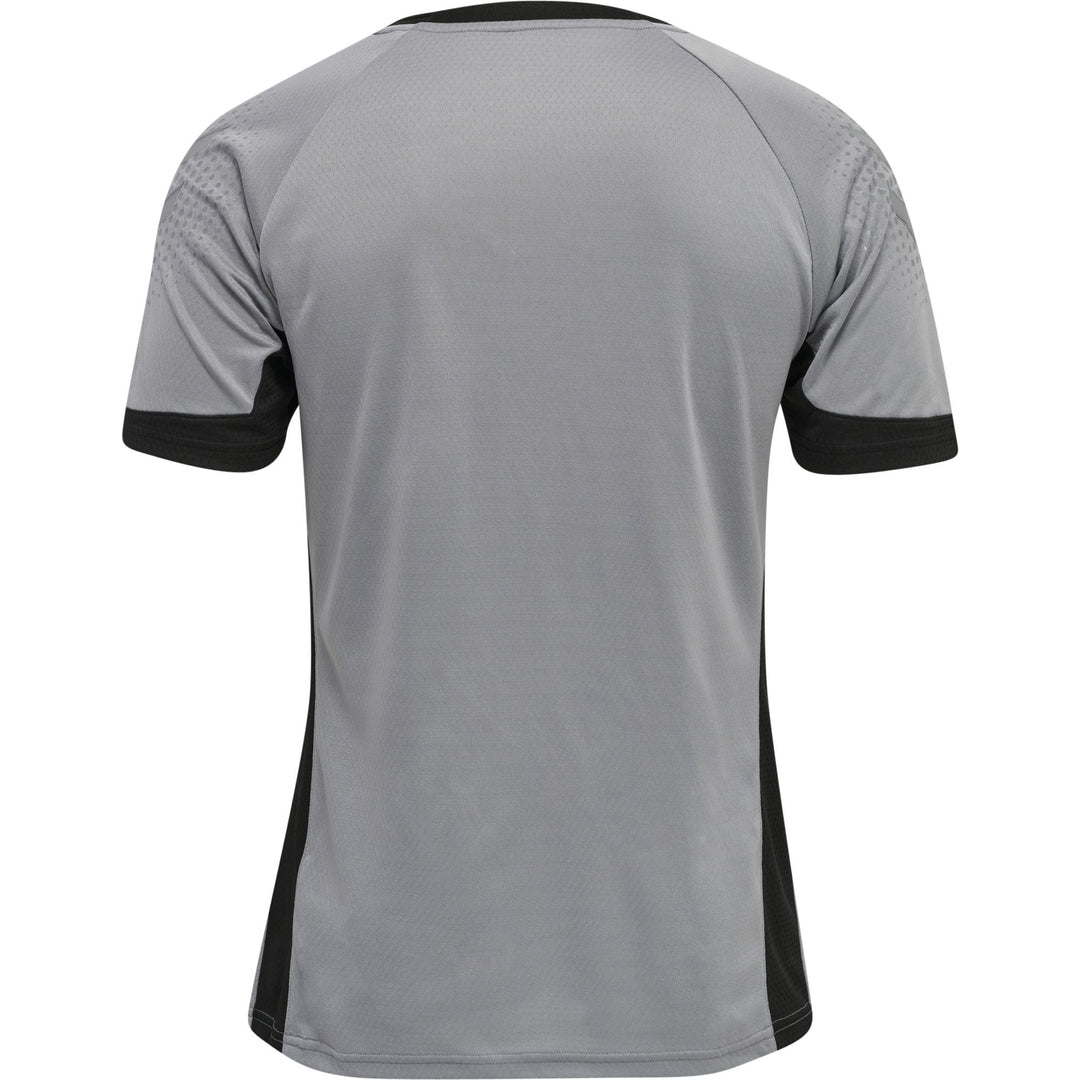 Hummel Hmllead S/S Poly Jersey - grey melange