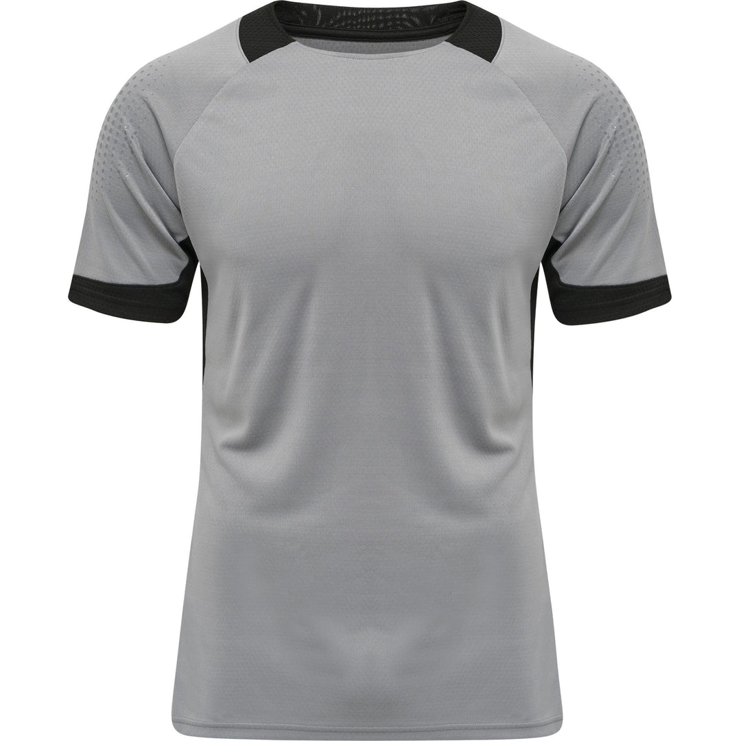 Hummel Hmllead S/S Poly Jersey - grey melange