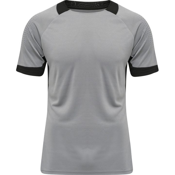 Hummel Hmllead S/S Poly Jersey - grey melange