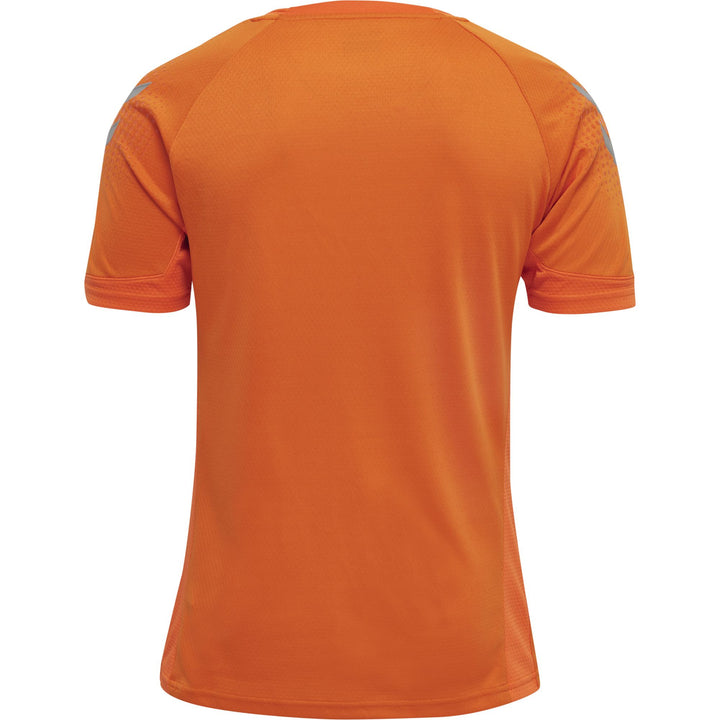 Hummel Hmllead S/S Poly Jersey - orange tiger