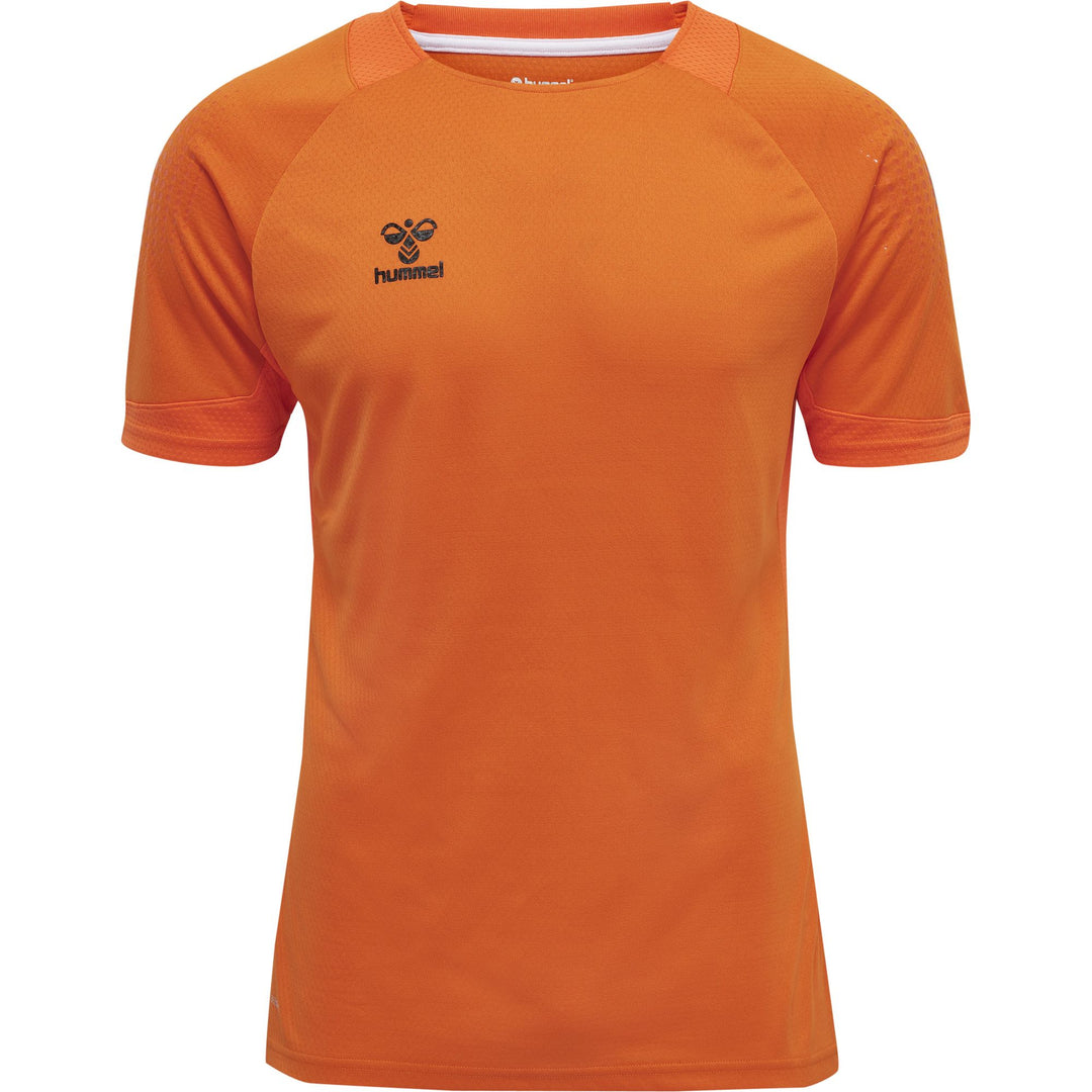 Hummel Hmllead S/S Poly Jersey - orange tiger