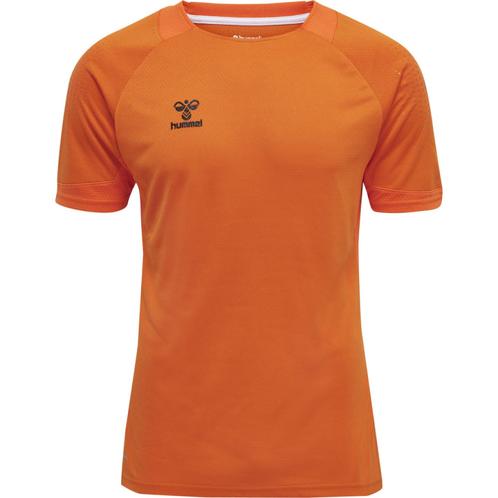 Hummel Hmllead S/S Poly Jersey - orange tiger