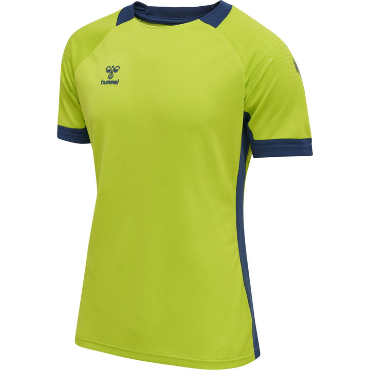 Hummel Hmllead S/S Poly Jersey - lime punch