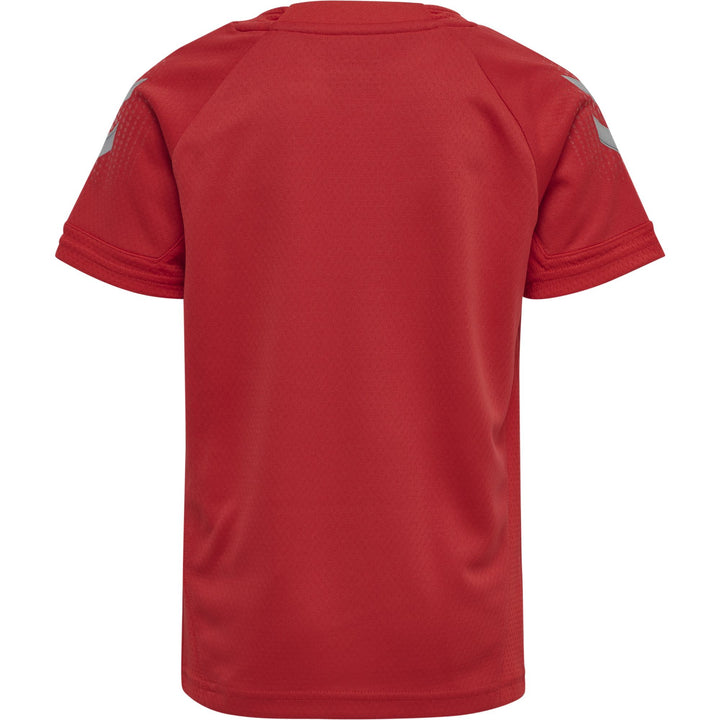 Hummel Hmllead S/S Poly Jersey Kids - true red