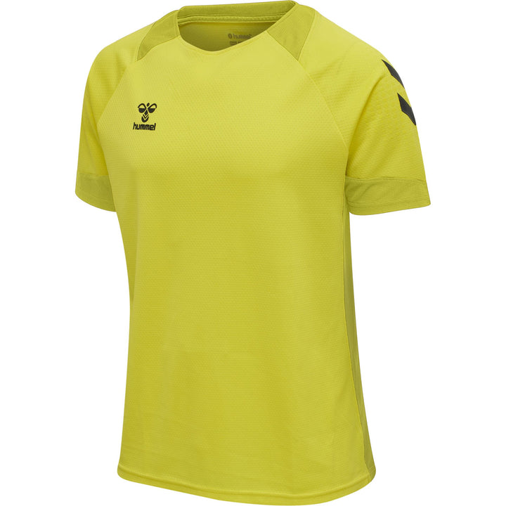 Hummel Hmllead S/S Poly Jersey Kids - blazing yellow