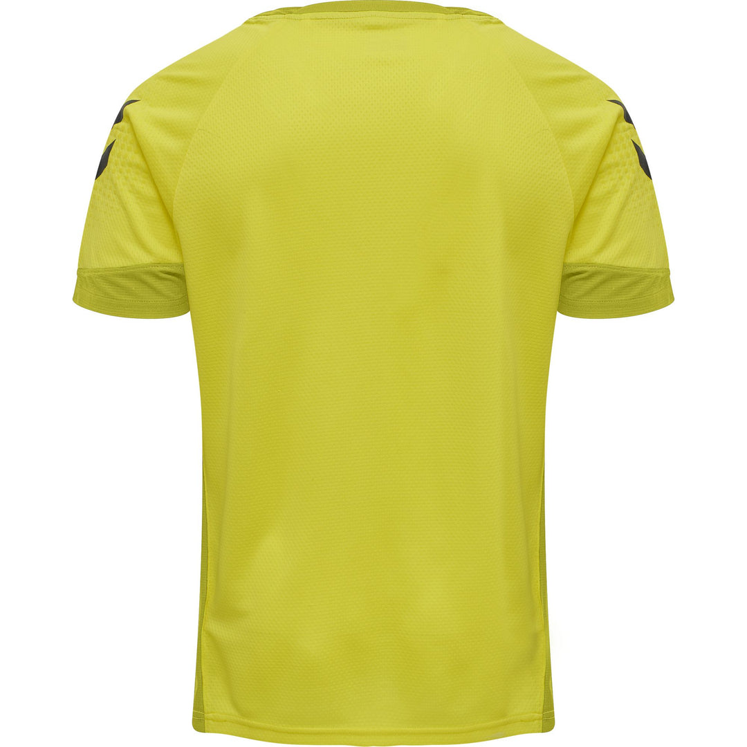Hummel Hmllead S/S Poly Jersey Kids - blazing yellow